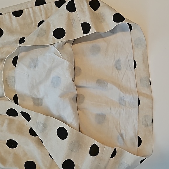 J. Crew linen Polka dot skirt - Picture 4 of 6